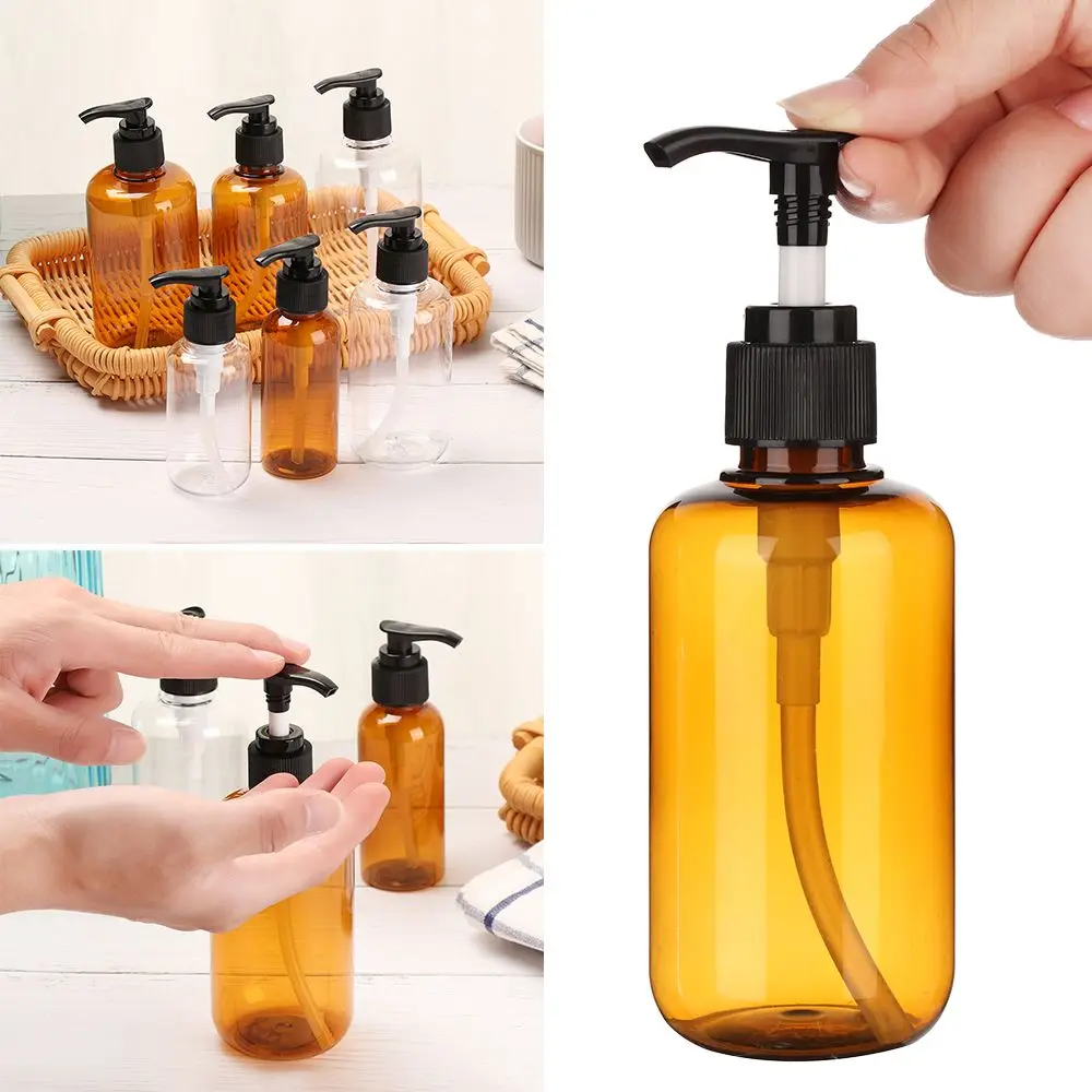 1pc Useful Shampoo Shower Gel Plastic Liquid Bottling Pump Container Shower Gel  Bottles