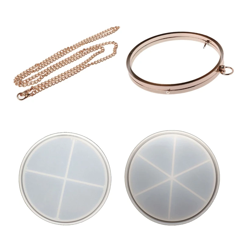 Crystal Mouth Gold Storage Rack Bag Diy Handmade Silicone Mold Jewelry Accessories Material Package N2UE