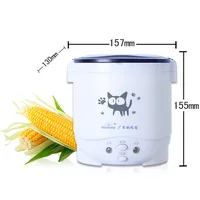 Mini cuiseur à riz électrique multicuiseur Portable cuiseurs à riz domestiques 5