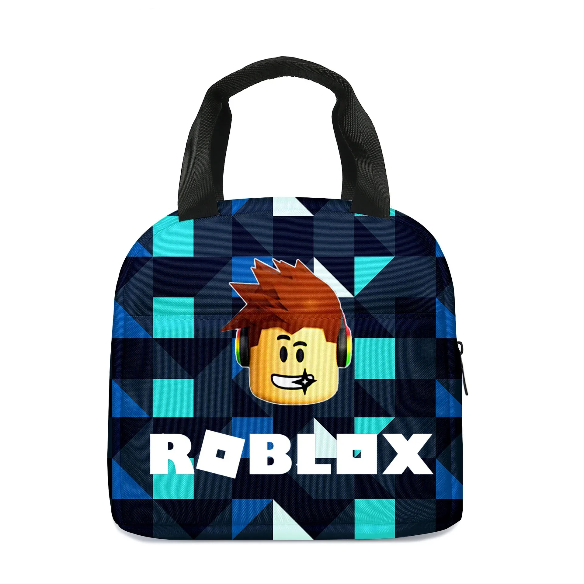

Roblox Lunch Bag School Students Lunch Box Bag Pencil case Primary and Middle School Students Schoolbag Boys Girls Anime Cartoon