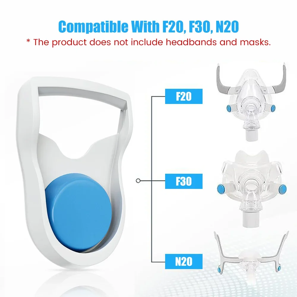 CPAP Headgear Strap 2/4/6/8/10PCS CPAP Headgear Clips Magnetic CPAP Mask Clips AirFit F20 F30 N20 Quick-Disconnect Headband