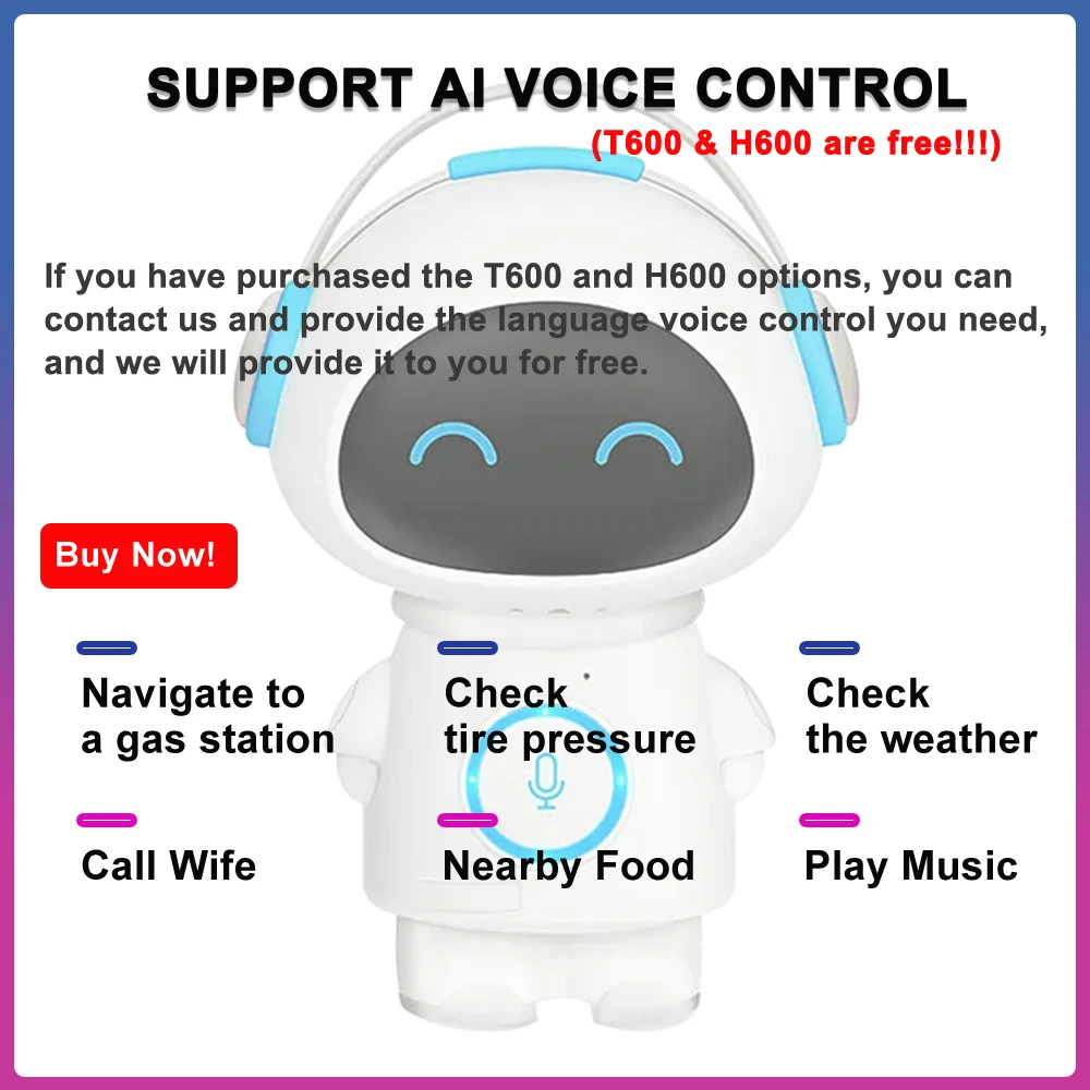 

For Android Voice Control English Portuguese Spanish German Japanese Vietnamese French Thai Arabic Vietnamese Indonesian Russian