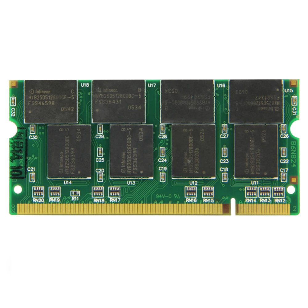 Laptop Memory Ram SO-DIMM DDR1 PC 2100 / DDR 266 MHz 1GB 200PINS For Notebook Computer