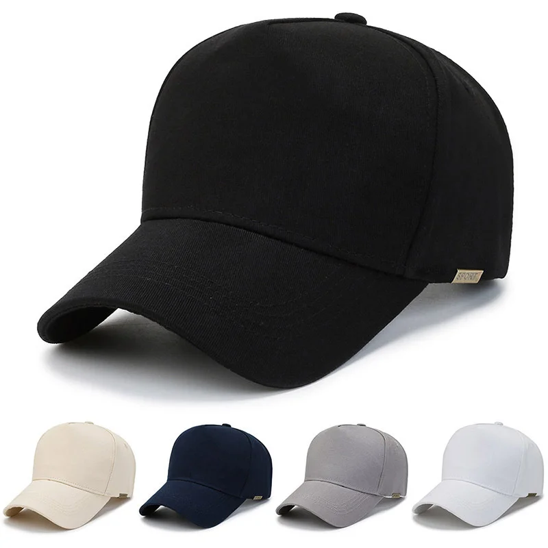 

Bend Tongue Hat Ins Men's Summer Street Black Spring And Autumn Versatile Solid Baseball Cap Outdoor Sports
