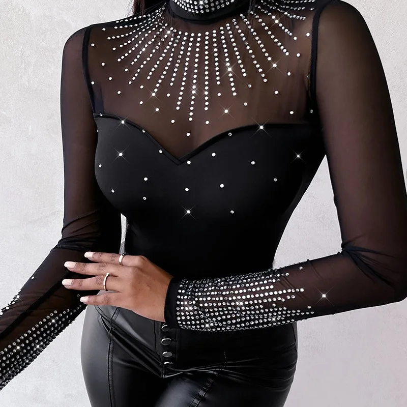 macac-o-de-strass-costura-em-malha-feminina-roupa-de-manga-comprida-cor