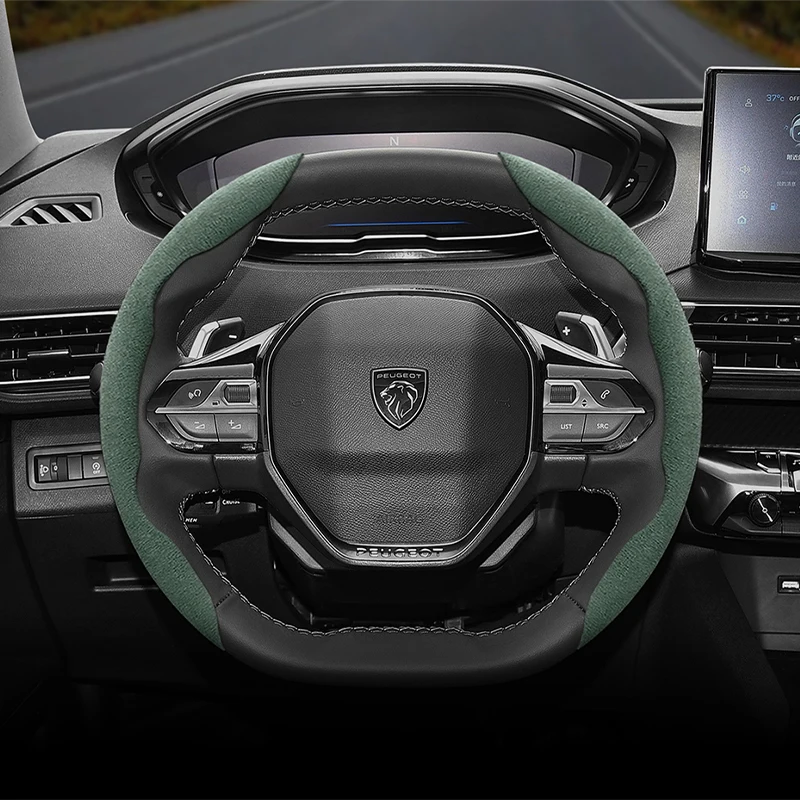 PU Funda Volante Para Peugeot 103 107 207 206 208 2008 SW 508 5008