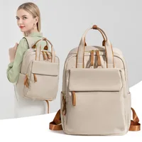 CFUN YA 2023 Vintage 14 inch Laptop Backpack Women Handbags Travel Rucksack Leisure Backpacks School Bags For Teenagers Girls 2