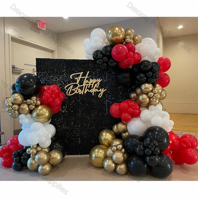 Black Silver White Birthday Decorations  Black White Silver Party  Decorations - Party & Holiday Diy Decorations - Aliexpress