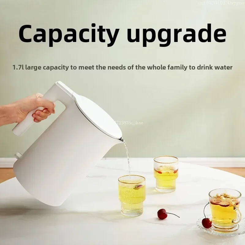 Xiaomi Mijia Electric Kettle 2 1.7L 1800W Fast Burning 304 Stainless Steel Double Layer Anti-scalding STR Hot Water Kettle 2