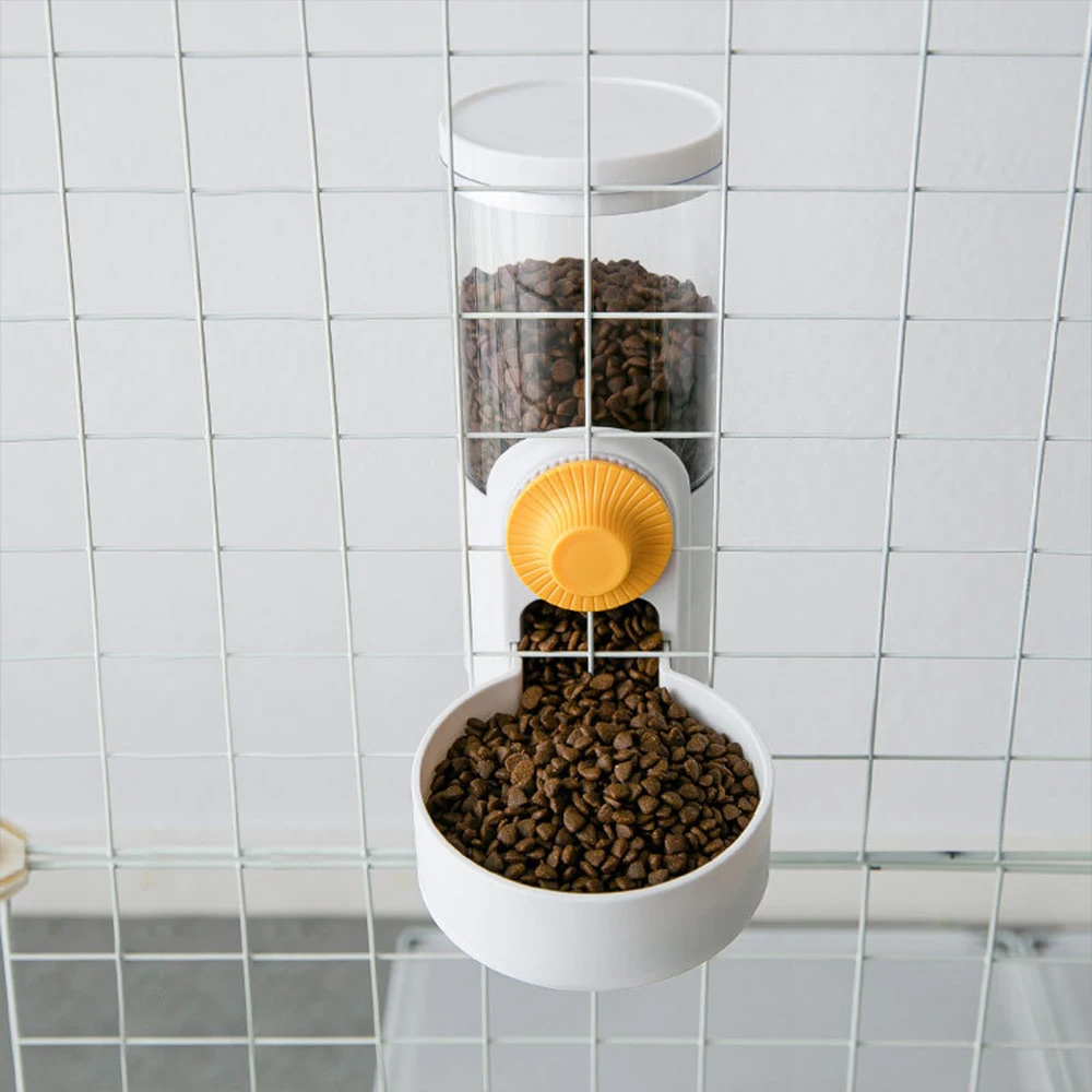 thumbnail image 1 of Jaula para gatos, bebedero automático colgante, alimentador de gran capacidad, cuenco de alimentación para gatitos, cachorros y conejos, bebedero de agua, suministros para mascotas, 1 of 5