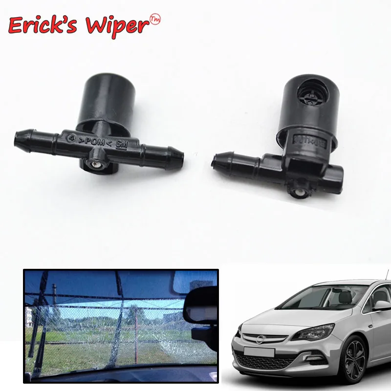 

Erick's Wiper 2Pcs/lot Front Windshield Wiper Washer Jet Nozzle For Opel Vauxhall Astra J 2010 - 2015 OE# 13408115 13408116