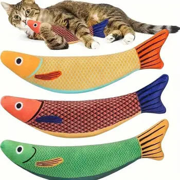 Realistic Fish Cat Toy 1