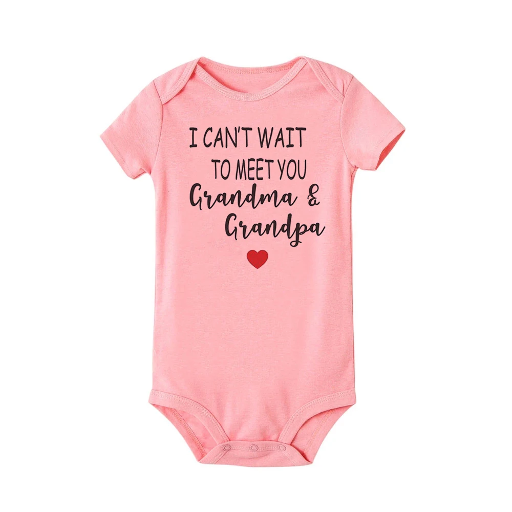Hello Auntie I Can't Wait To Meet You Announcement Baby Toddler Bodysuits Pregnancy Clothes Boy Girl Romper Infant Shower Gifts 6