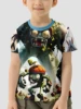 3D Print HOT Game Plants vs. Zombies Baby Clothing 5 to 14 Years Male Outdoor Clothes for Children Boy Girl Child T-Shirt Top 6