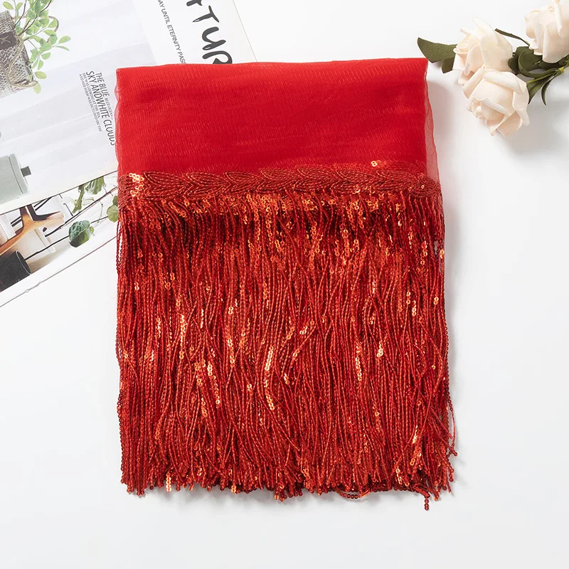 Suede Tassel Velvet Trim with Rivet and Diamond Fringe for DIY Garment Decoration