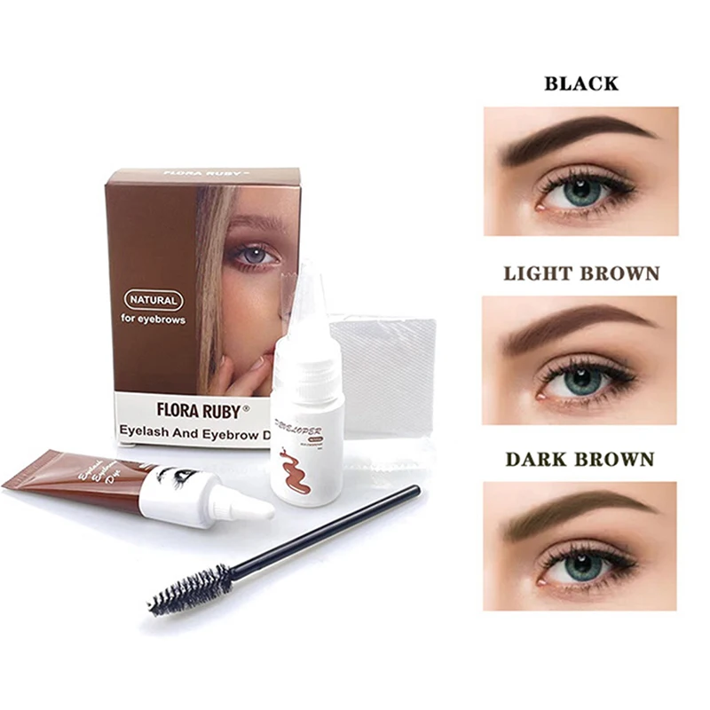 

New Eyelash Dye Eyebrow Dye Tint 15 mins Fast Lifting Brow Lash Waterproof Brow