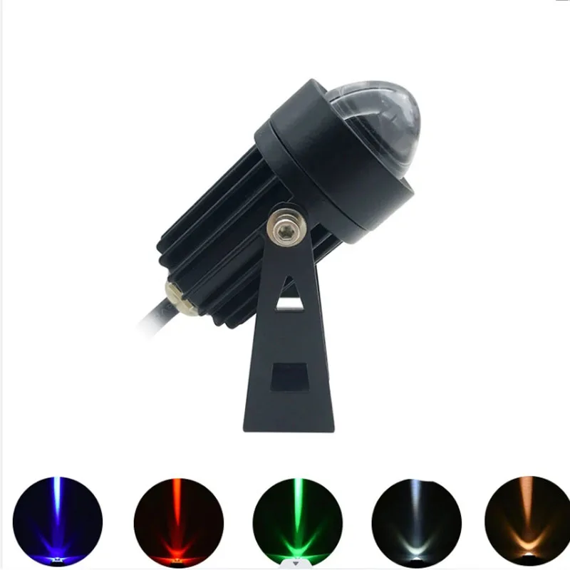 LED Floodlight Led Floodlight Outdoor IP66 Exterior 3W Wall Washer Narrow Beam Spotlight for Wall Garden Landscape Decoration LightingDC12v220v