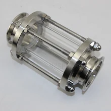 

2.5" Tri Clamp Type Flow Sight Glass Diopter For Homebrew Diary Product Stainless Steel SS304 Ferrule OD 77.5MM