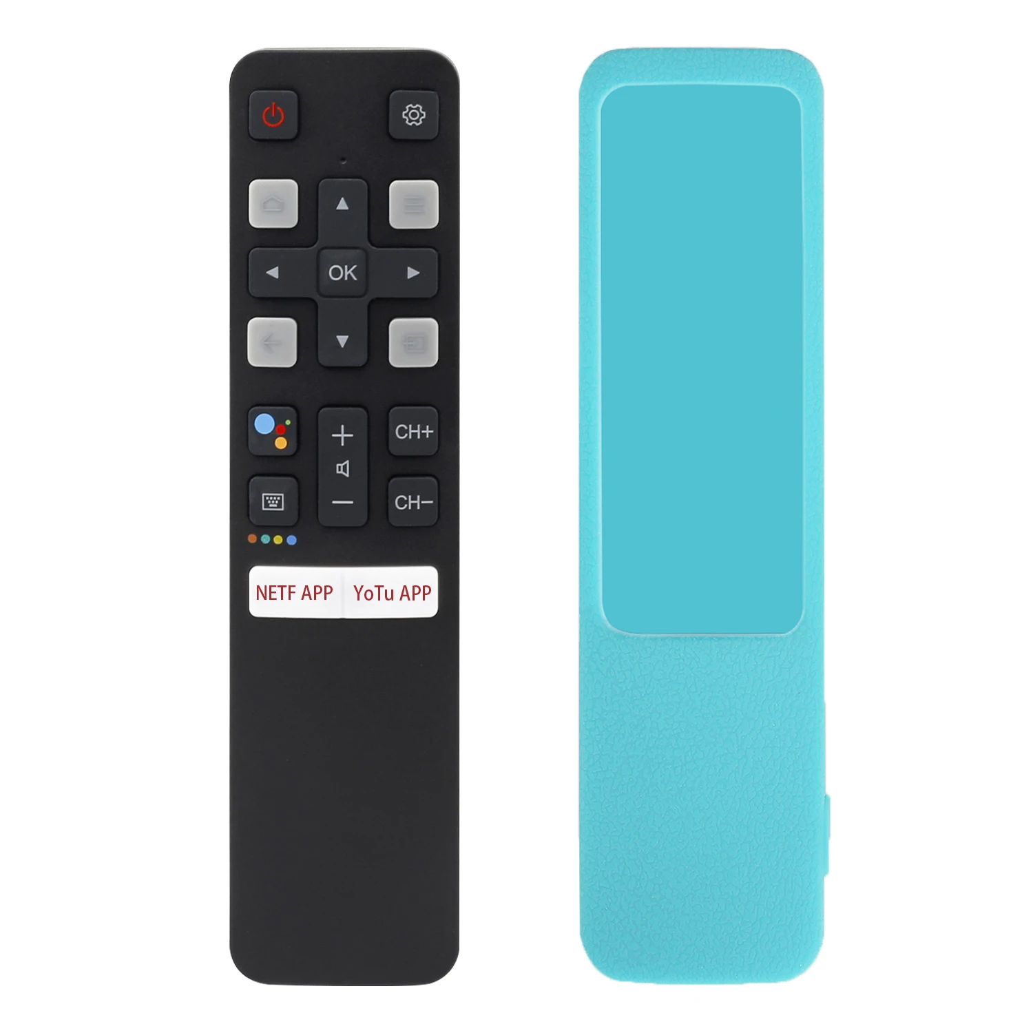 Voice Remote Control Protective Case for TCL Android 4K Smart TVs