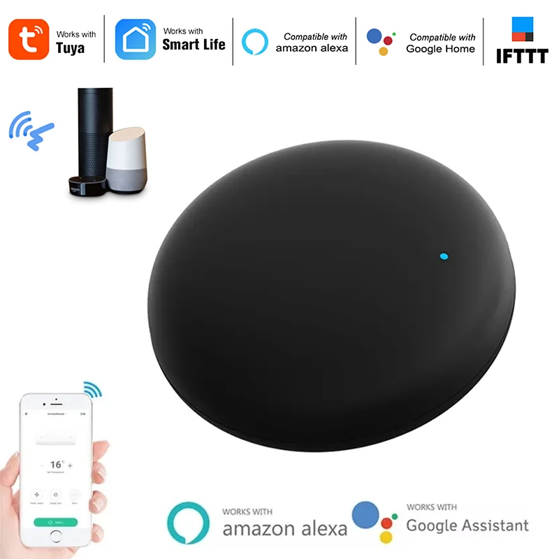 WiFi IR Remote Control Smart Tuya APP Universal for TV Air Conditioner Alexa Remote Control Work with Google Home Yandex Google