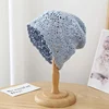 Popular  Beautiful Women Summer  Cotton Crochet Slouchy Beanie Hat Handmade Knit Cutout Summer Floral Skull Cap 1