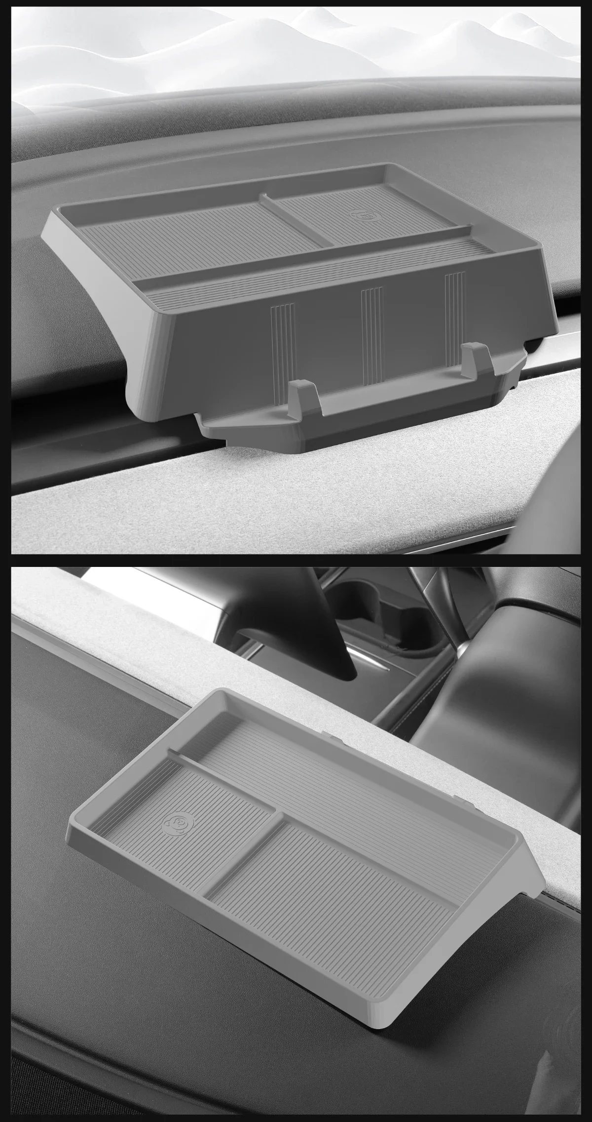For Tesla Model Y 2021-2023&Model 3 2021-2022 Car Instrument Panel Storage Box D
