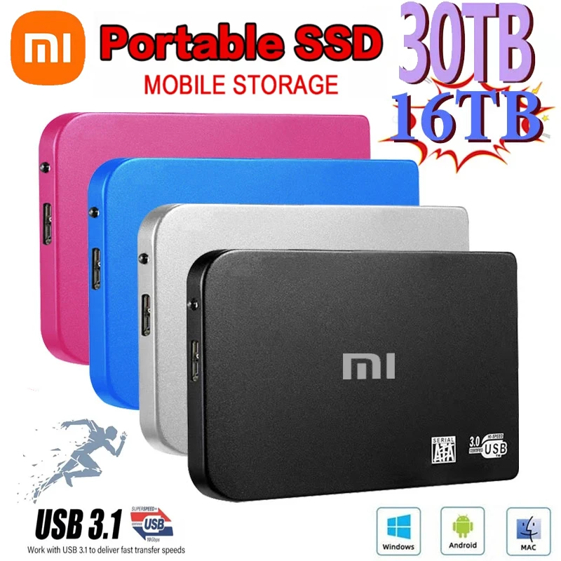 Xiaomi-disco duro externo de estado sólido, dispositivo de ...