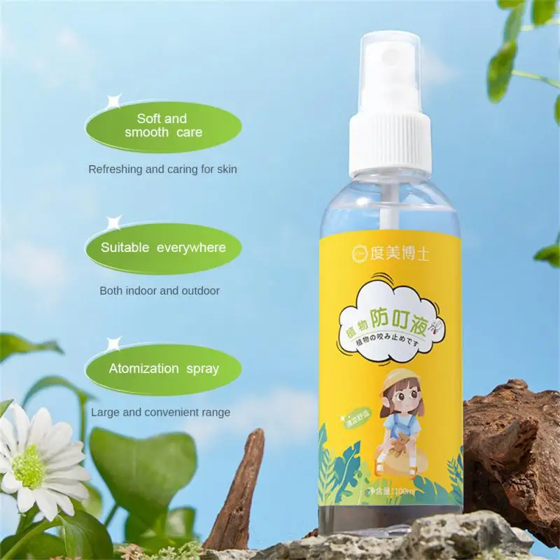 

Soft Care 100ml Mosquito Repellent Water For Children Continuous Anti Sting Spray Bottled Anti-mosquito Liquid Health Care Boxed