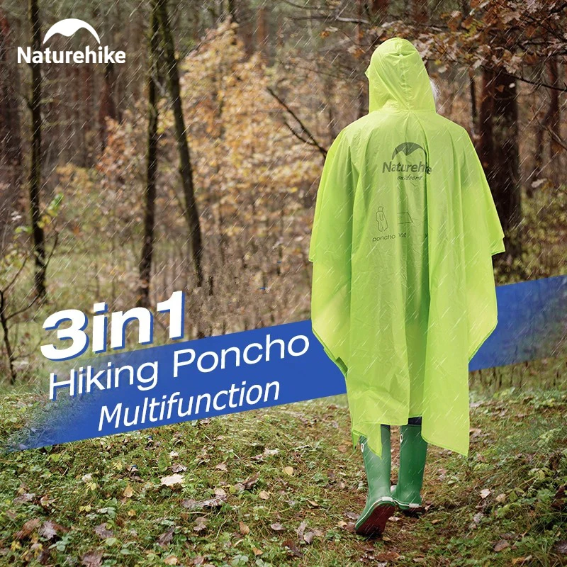 3-in-1 Waterproof Rain Poncho 3