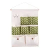 Wall Hanging Storage Bag Fabric Sundry Organizer Multi Layer Door Hanging Pouch Home Essential2024 New Space Saver Holder 4