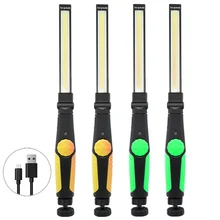 

LED Work Light USB Rechargeable COB Work Light with Magnetic Base 3 in 1 Handled Inspection Light Lamp for Car Repair Home
