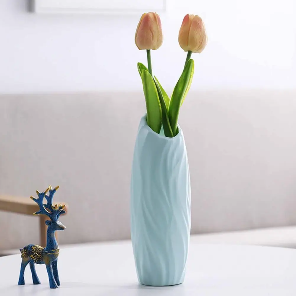 Modern Flower Vase Plastic Vase Flower Pot for Living Room Decoration Dried Flower Arrangement Vase Home Decor горшок для цветов 5