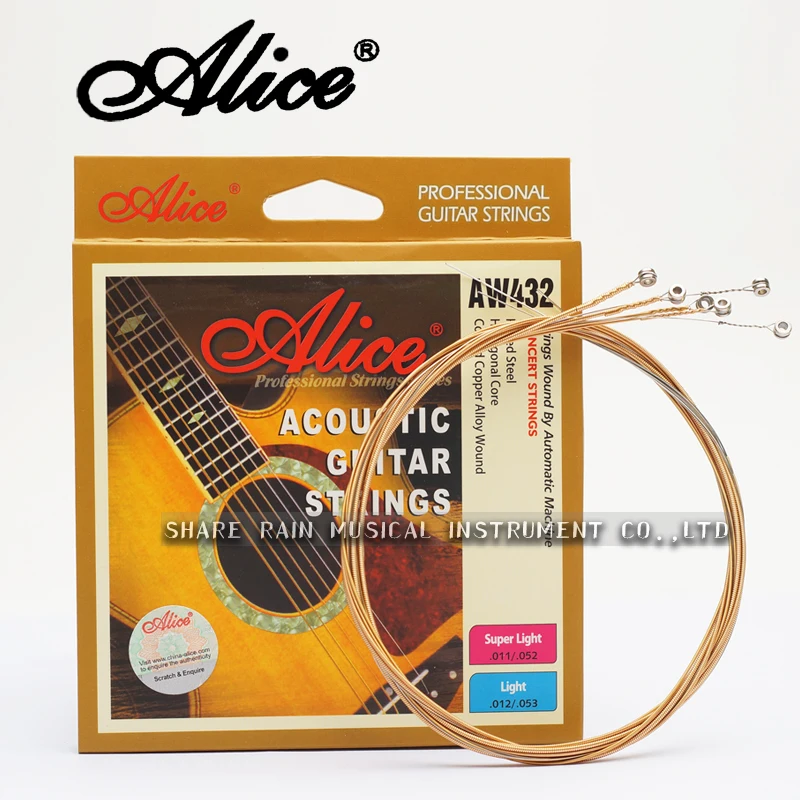 

alice 432 Folk guitar string imported steel core The guitar strings of set Acoustic guitar string A complete set