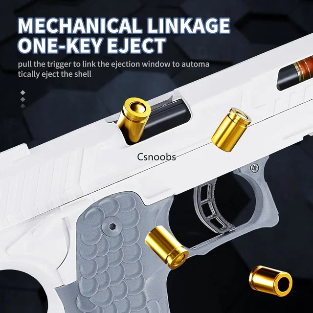 2011 Battle Master Pistol Quick Release Toy Gun Mechanical Continuous Fire Outdoor Soft Bullet Airsoft Blaster for Children Gift 2