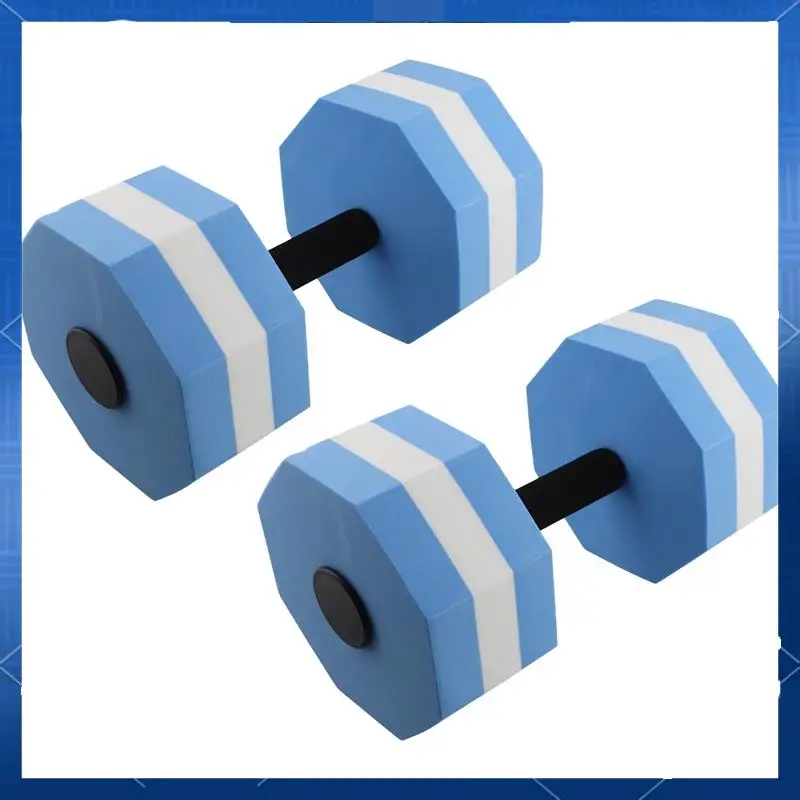 ABJV EVA Foam Dumbbell Set, Water Weights, Water Aerobics, Aquatic Therapy, Pool Fitness, Workout(2Pcs)