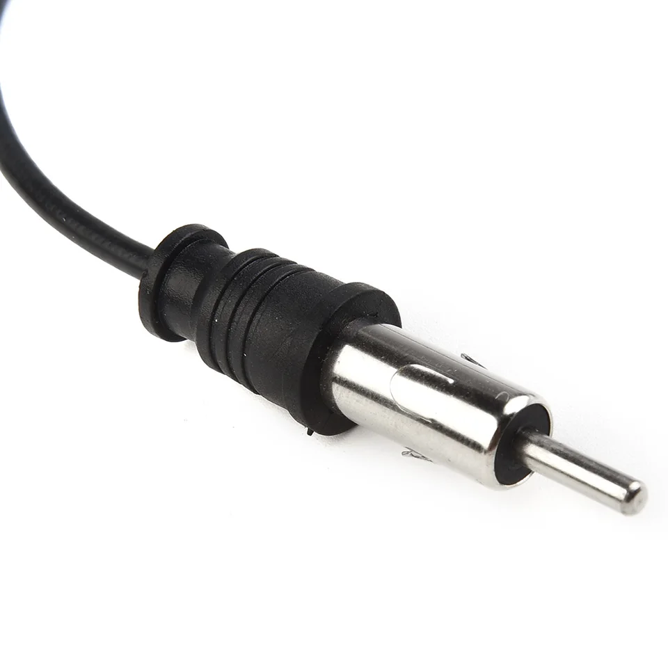 2 Adaptateurs Antenne Autoradio Universels - Connecteurs Mâle/femelle DIN, Câble RG174 15cm - Pour DAB, FM, AM - 9