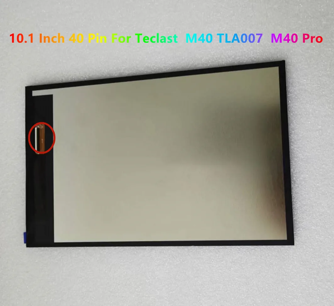 Substituição Original da Tela Lcd 40 Pinos Teclast M40 Tla007 M40 Pro 101 100 Testado - Imagem 2
