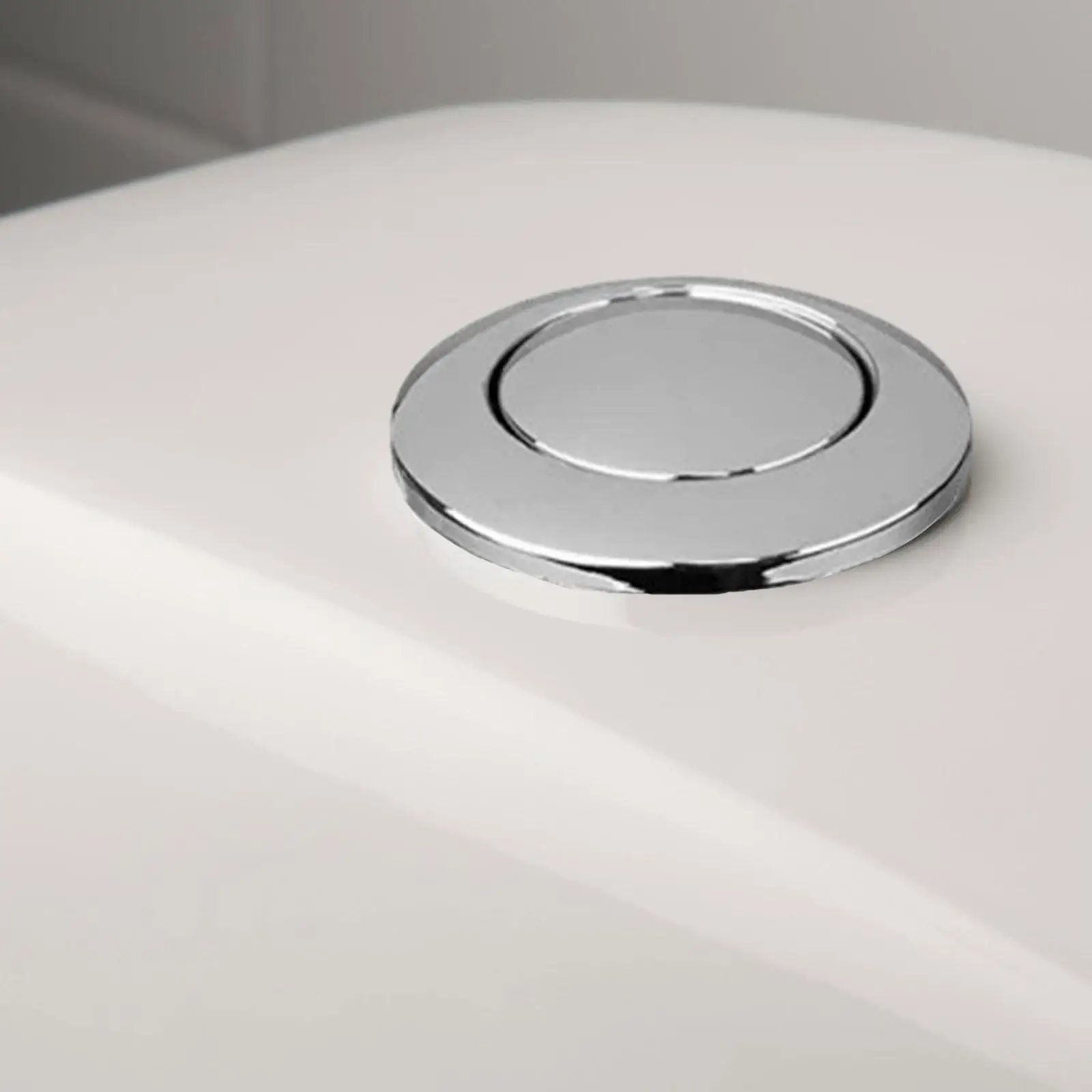 Toilet Button Toilet Tank Accessories Round Tank Button 46mm Replacement Single Flush Home