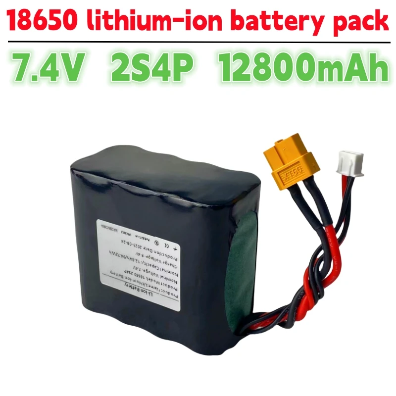 

Перезаряжаемая литий-ионная батарея 2S4P 7,4 В Ач для БПЛА большой емкости для разных фотоэлектрических квадрокоптеров