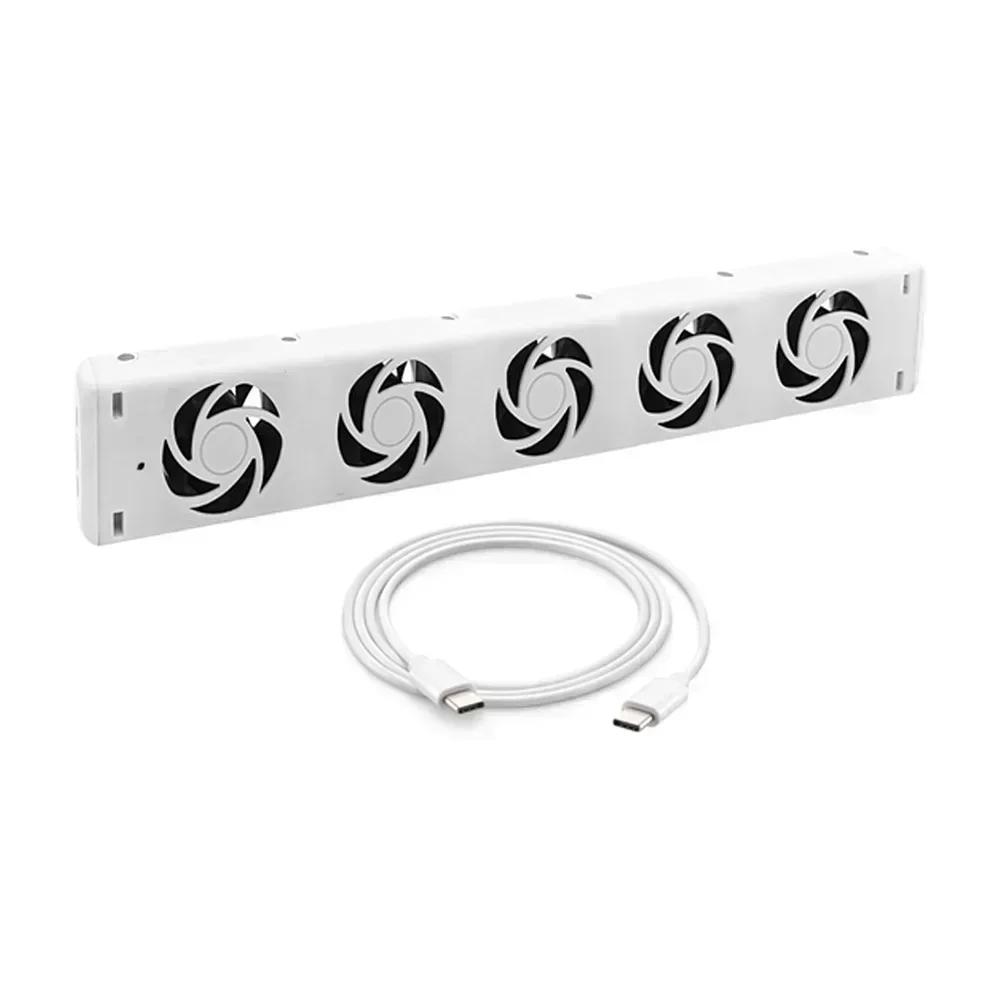 5 Fan Smart Radiator Fans For Heating Fireplace Intelligent Cooling Ventilation DC 5V/2A Air Circulation Heat Distribution