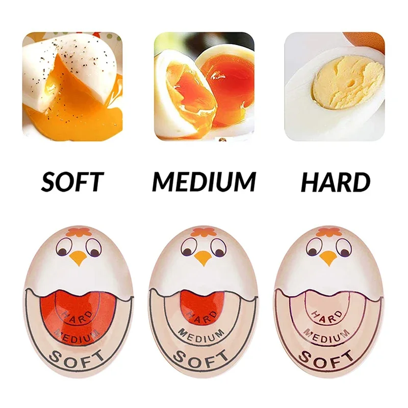 Egg Timer Kitchen Hard Boiled Egg Timer Egg Perfect Color Changing Timer Soft Hard Boiler