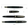Yong sheng 629 Fountain Pen Large capacity Iridium EF/F nibs Piston inking Resin Office school business Writing ink pens gitfs 2