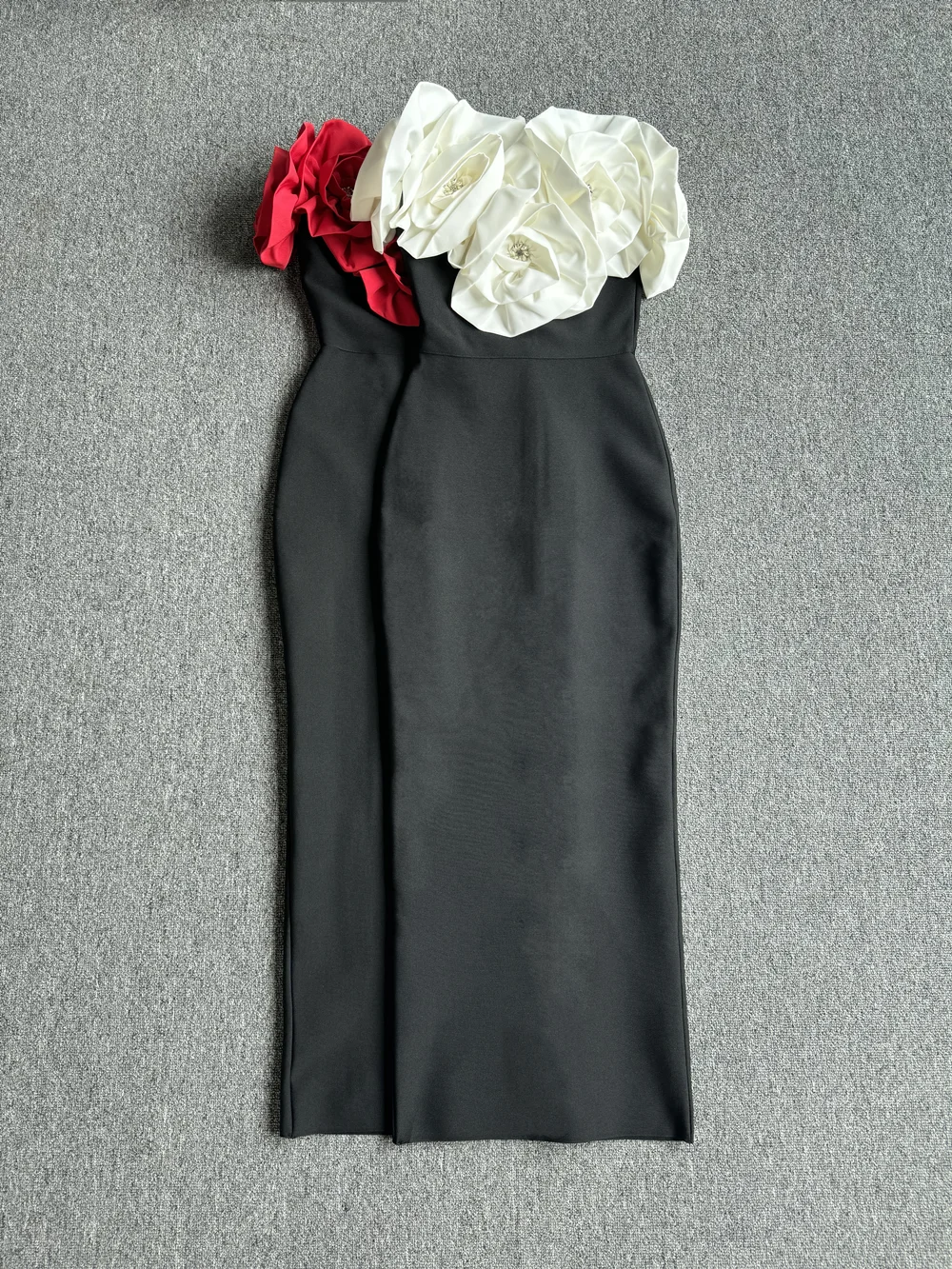 

Женское Бандажное платье с большими цветами, длиной 130 см, размера XL