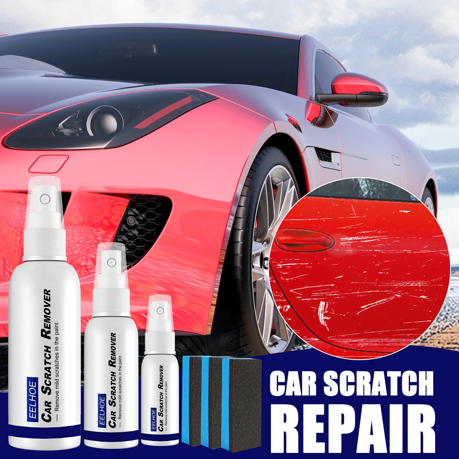50100mlCarScratchRepairSprayCarNanoRepairingSprayAutoScratch