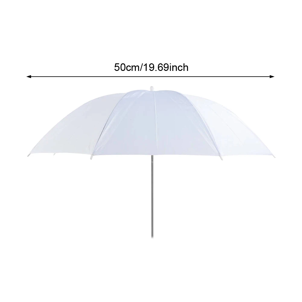 Description Picture 4 of item20inch Translucent White Soft Umbrella Professional Photo Studio Lighting Flash Easy Install For Photography Portrait Portable