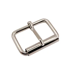 Set of 5 Metal Roller Buckles for Belts and Accessories (Silvery)