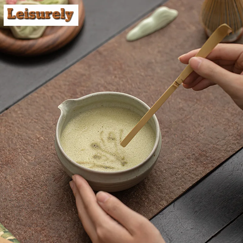 Ancient Pottery Tea Set Complete Set Matcha Whip Japanese Matcha Set Kit Tea Maker Matcha Cup Home Tea-making Tools Collection
