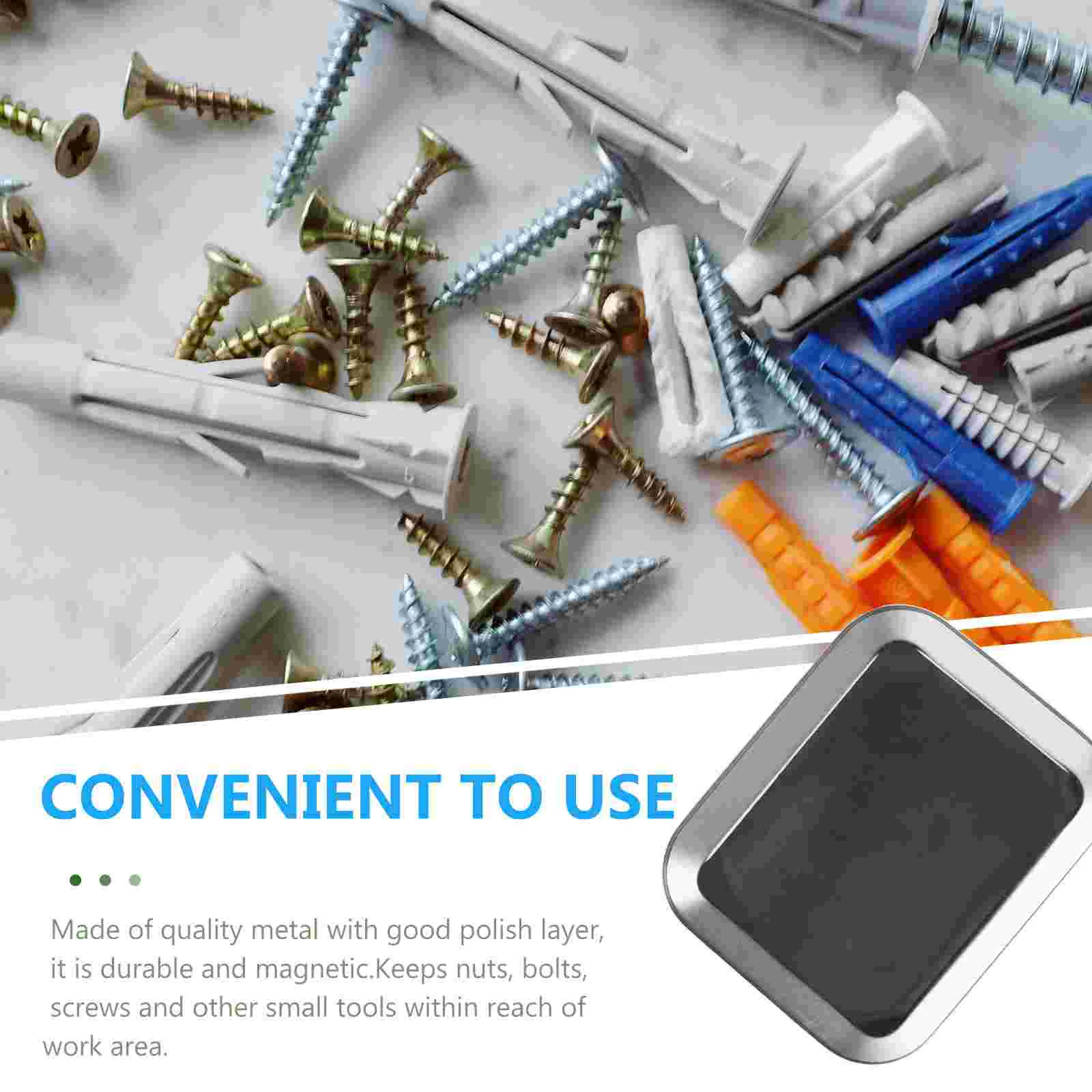 Mechanic Screw Bowl Magnet Tray with Stand Magnetic Parts Holder Socket Square Tool parts storage box parts organizer magnetic tool holder