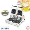 2 Moles Electric Ice Cream Sandwich Machine Hot Buger Krapfen Donut Warmer hamburger Iron Press Maker NP-104-2 1
