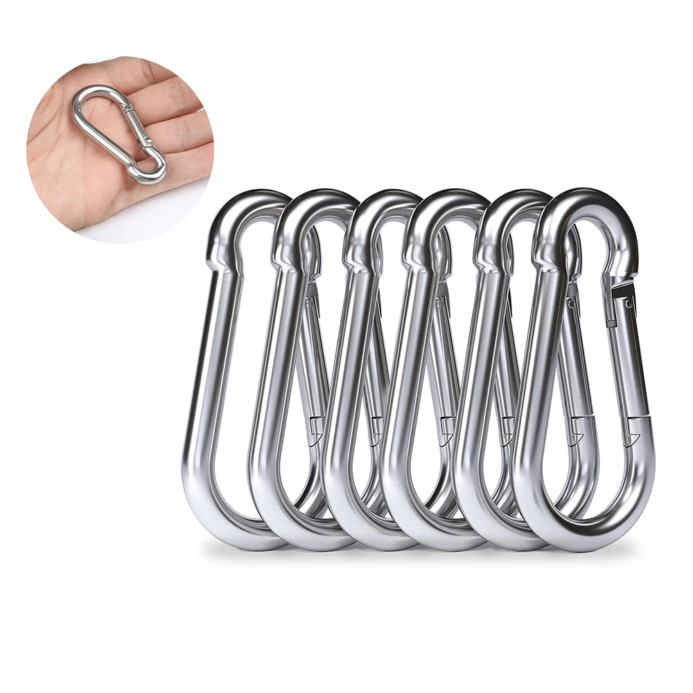 Stainless Steel Carabiner Spring Snap Hooks Carabiner Snap Spring